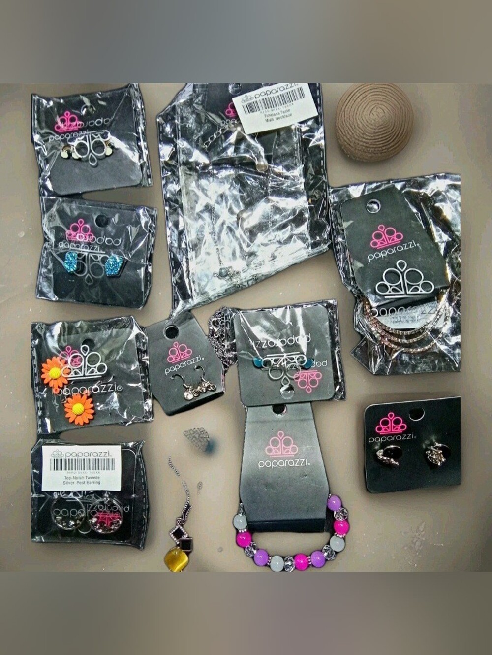 NWT 13pc Paparazzi Jewelry Boho Retro Silver Y2K Fairy Gem Artsy Costume Bundle